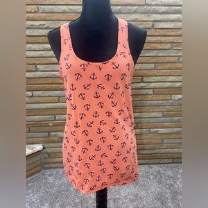 Large anchor tank top